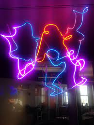 Neon Chandelier By Artist Marco Guglielmino Neon Light Art Neon Sculpture Neon Art