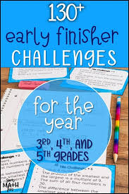 Early Finishers And Gifted Free Printables Upper Elementary Math Math Early Finishers Elementary Math Classroom