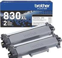 Brother TN830XL Original Black High Capacity Toner Cartridge Twin Pack