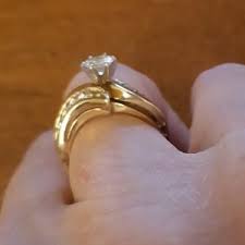 Engagement & wedding ring sets └ engagement & wedding └ jewellery & watches all categories antiques art automotive baby books business & industrial cameras & photo cell phones & accessories clothing, shoes & accessories coins & paper money collectibles computers/tablets. Finger Mate Hinging Shank For Rings For Enlarged Knuckles Calla Gold Jewelry