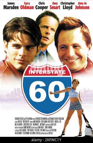 JAMES MARSDEN, MICHAEL J. FOX, GARY OLDMAN POSTER, INTERSTATE 60: EPISODES  OF THE ROAD, 2002 Stock Photo - Alamy