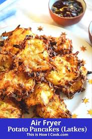 Air Fried Potato Latkes And Hanukkah Faves This Is How I Cook Recipe In 2020 Fried Potatoes Matzo Meal Potato Latkes