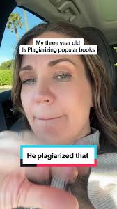 My son is plagiarizing award winning childrens books and im not aure if i  should be worried 😂 #chikdrensbooks #childrensbookauthor