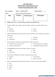 Check spelling or type a new query. Lat Soal Pkn Ke 3 Persiapan Ujian Interactive Worksheet