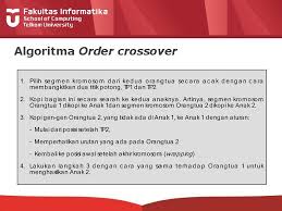 Dan high atau frekuensi sub, low, high dan super high. Cig 4 C 3 Evolutionary Computing Genetic Algorithm