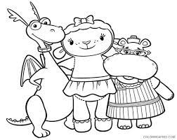 Maybe you would like to learn more about one of these? Doc Mcstuffins Coloring Pages Stuffy Lambie Hallie Coloring4free Coloring4free Com