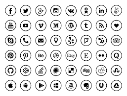 Pick a colour that suits the theme of your website or contact card. Free 48 Social Media Icons Vector Titanui Social Media Icons Vector Social Media Icons Free Free Social Media Icons Vector