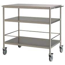 Ikea stainless steel kitchen cart flytta till spanien naturi. Flytta Servierwagen Edelstahl 98x57 Cm Ikea Deutschland Ikea Kitchen Cart Stainless Steel Kitchen Cart Kitchen Cart