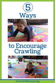But that doesn't mean that all babies will learn how to crawl at this point; You Can Encourage Your Baby To Crawl Track Baby Milestones 5 Month Old Baby Activities Infant Activities 8 Month Old Baby Activities
