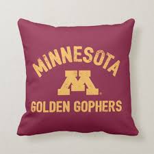 Minnesota Golden Gophers Throw Pillow Zazzle Com Minnesota Golden Gophers Throw Pillows Minnesota