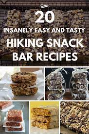 20 Insanely Easy And Tasty Hiking Snack Bar Recipes To Power Your Next Adventure Yemek Beslenme Dagcilik