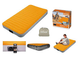 Intex 64791 Tek Kisilik Pille Sisirebilen Sisme Yatak Kamp Yatagi