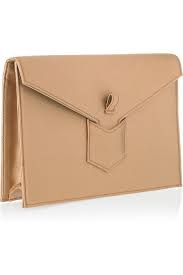 Sand Y Satin Envelope Clutch Yves Saint Laurent Evening Accessories Yves Saint Laurent Y Yves Saint Laurent