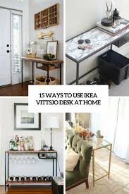 2x ikea vittsjo laptop desks. 15 Hack Ways To Use Ikea Vittsjo Desk At Home Shelterness