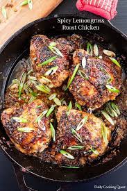 Spicy Lemongrass Roast Chicken Recipe Main Dish Recipes Quick Chicken Dishes Lemon Grass Chicken