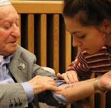Holocaust survivor Elias Feinzilberg...