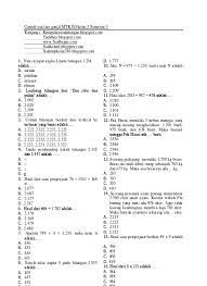 Lengkapilah garis bilangan dibawah ini! Soal Matematika Kelas 3 Sd Semester 1