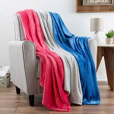 Blankets bighouses throw blanket eyelash pink cartoon eyeblankets fleece winter personalized bedclothes. Buy Fleece Throw Blanket Set Of 3 Blue Gray Pink Plush 60 X 50 Throw Blankets Soft Cozy By Destination Home On Dot Bo