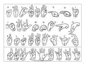 Sign Language Printables