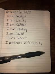Affirmations are a key factor when using the law of attraction and manifesting your dream life! Some Positive Affirmations To Start Your Day Off Right Journaling