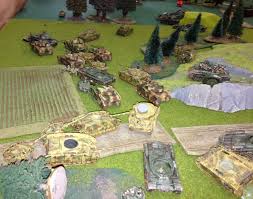 The Gamer S Table Big Flames Of War Game Table Games Tank Warfare Toy Tanks