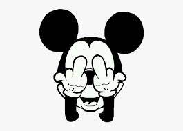 Check spelling or type a new query. Mickey Mouse Middle Finger Drawing The Finger Clip Mickey Mouse Supreme Gif Hd Png Download Kindpng