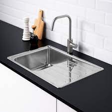 See your function and installation options and find the perfect sink for your ktichen. Vattudalen Single Bowl Top Mount Sink Stainless Steel Ikea Inset Sink Stainless Steel Kitchen Sink Sink