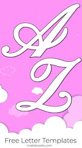 Each printable highlights a word that starts. Free Printable Large Letters For Walls Other Projects Upper Case Free Printable Letter Stencils Free Stencils Printables Stencils Printables Templates