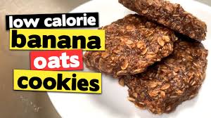 In a large bowl or standing mixer whip butter and sugar, add in egg and vanilla. Low Calorie Banana Oatmeal Cookies Po Cooks Youtube