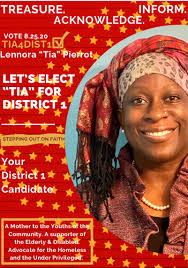 Lennora “Tia” Pierrot Candidate for The City of Tuskegee Council-member  District 1