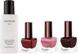 Colorbar Nail Paint Pack Of 3 Elegance