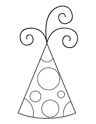 Select from 33041 printable crafts of cartoons, nature, animals, bible and many more. Printable Polka Dot Party Hat Coloring Page