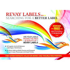 Inkjet, laser and copier labels 100 sheets per box available in: Buy A4 Labels 21 Per Sheet Address Printing Label Sheets 100 A4 Sheets Revay Equivalent L7160 Online In Bahrain B00b0grrpe