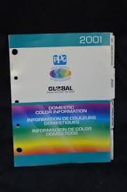 Ppg Dox371 01 Paint Color Chips Charts For 2001 Domestic
