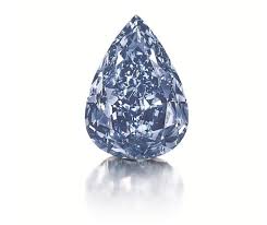 World S Largest Flawless Vivid Blue Diamond The Winston Blue Weighing 13 22 Carat Sold For Us 23 8 Million At Chris Colored Diamonds Blue Diamond Gemstones