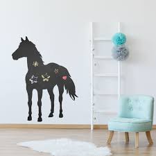 006 Pferd Selbstklebende Tafelfolie Kreidefolie Inkl 3 Stuck Kreide Tafelfolie Folie Kreide