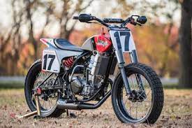 Sideblog J M Honda Crf450 Tracker Motorcycle Flat Tracker Cool Bikes