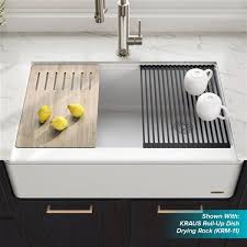 We did not find results for: Kraus Bellucci Undermount Workstation Kitchen Sink Single Bowl 32 88 In White Kgf1 33white Rona