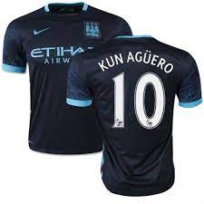 He is widely considered as one of the best strikers of his generation. Men S 10 Sergio Aguero Manchester City Fc Jersey 15 16 Spain Football Club Nike Authentic Navy Away Soccer Short Shirt
