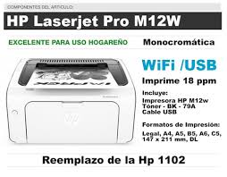 Hp m12w laserjet pro personal laser printer | آرکا آنلاین : Impresora Hp Laserjet Pro M12w Mercado Libre