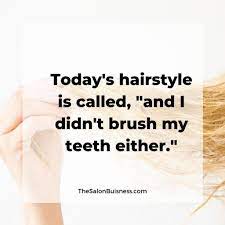 Funny Messy Hairstyle Quote Blond Woman Holding Messy Hair In Fingers Messy Hair Quotes Hair Quotes Messy Hair Quote