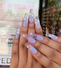 31 Awesome Acrylic Nail Designs Ideas For This Summer 2020 In 2020 Lavender Nails Best Acrylic Nails Summer Acrylic Nails