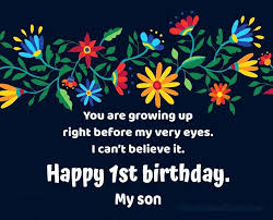 These next birthday wishes for son are inspiring quotes to encourage your son. 80 Happy First Birthday Status And Captions Ssq
