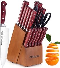 premium 18 piece kitchen knife set