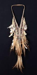 Papua Indonesia Auyu Digul River Region Merauke Regency Decoration For A Successful Headhunter To Tribal Accessories Feather Jewelry Tribal Fashion