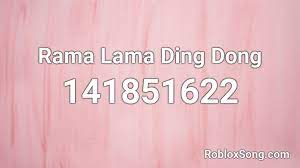 Find the song codes easily on this page. Rama Lama Ding Dong Roblox Id Roblox Music Codes