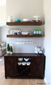Diy Floating Shelves Dining Room Bar Dining Room Decor Floating Shelves Kitchen