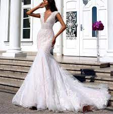 We have best mermaid wedding dresses 2021 on sale. Lace Bridal Gowns Cap Sleeves Blush Mermaid Wedding Dress 2021 Ya108 China Wedding Dress And Bridal Dress Price Made In China Com
