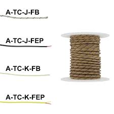 Series A Tc Spooled Thermocouple Wire J K Type