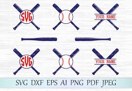 Download Baseball Monogram Svg File Baseball Bat Svg 89546 Svgs Design Bundles